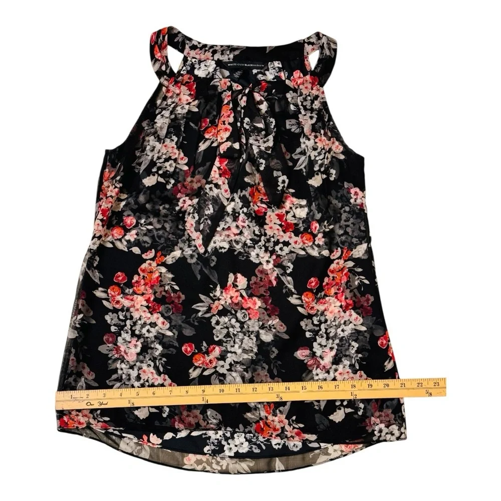 White House Black Market
Women's Sleeveless Blouse Black Floral Size 4 - Picture 4 of 5
